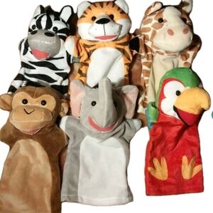 Melissa and Doug safari buddies hand puppets